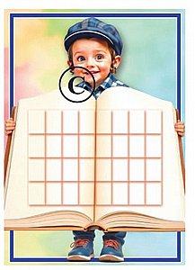 פוסטר לאותיות ילד עם ספר 20 יח' פוסטר לאותיות ילד עם ספר 20 יח'