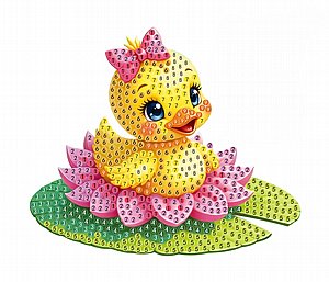 יצירה יהלומים- ברווז שמח. יצירה יהלומים- ברווז שמח.