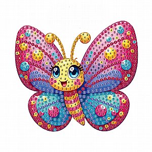 יצירת יהלומים – פרפר צבעוני לילדים יצירת יהלומים – פרפר צבעוני לילדים