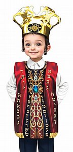 ווסט תחפושת מלך / מלכת האותיות ווסט תחפושת מלך / מלכת האותיות