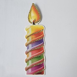 חיתוך נר גדול צבעוני חיתוך נר גדול צבעוני